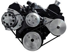 Sbc Serpentine Conversion Kit -machined- Alternator Power Steering Bracket Kit