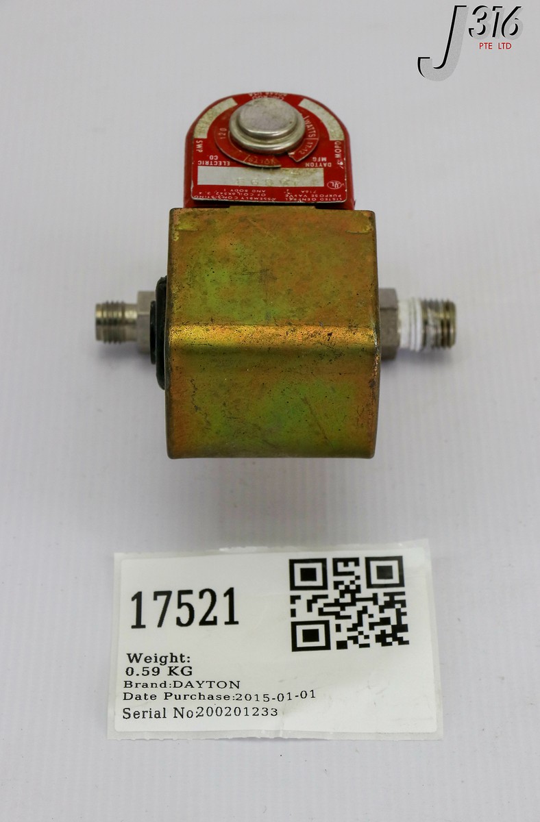 Nake 17521 DAYTON SOLENOID VALVE COIL 6X543 | eBay
