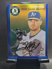 2023 Topps Chrome Platinum Anniversary Norge Ruiz Prism Refractor RC Athletics