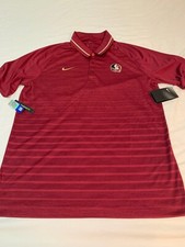 Nike Florida State Seminoles Garnet Dri-FIT Franchise Polo Mens Nwt Size XL