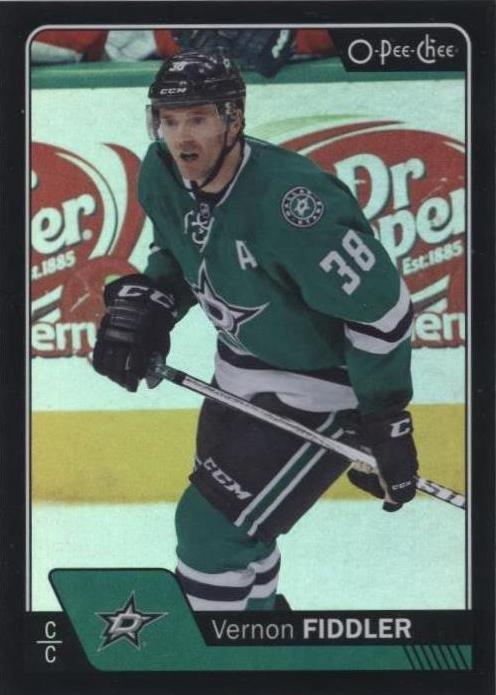 Fiddler Card 2016-17 O-Pee-Chee - Vernon Fiddler #363 Black Rainbow Foil /100 for ...