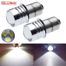 2 X 4.5V White P13.5S 3SMD LED Torch Flashlight Bulb Light 3 Cell Lamp 6000K