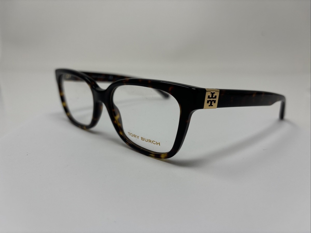 TORY BURCH TY2084 1728 Dark Tortoise Women\'s Eyeglasses 54-17-140 Tory Burch TY 2084 1728 Tortoise Eyeglasses Frames Cat Eye  main image 2