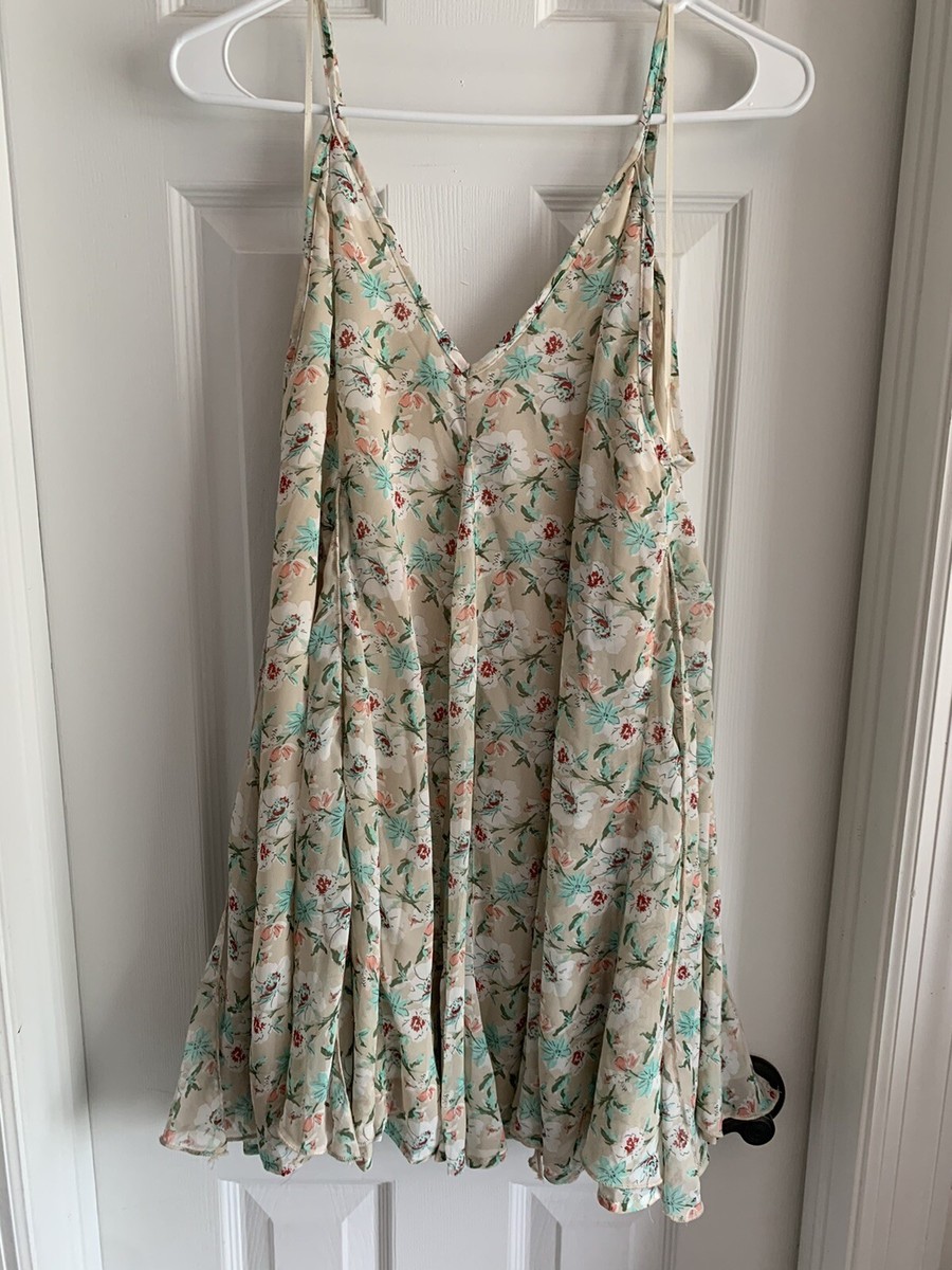 cotton candy la floral dress Floral Slip Dress