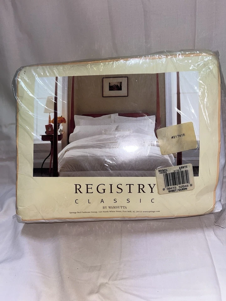AUTHENTIC BNWT WAMSUTTA REGISTRY CLASSIC 200 THREAD COUNT QUEEN SHEET SET  - Image 4 of 4