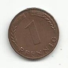 GERMANY 1 PFENNIG 1967 (G) 
