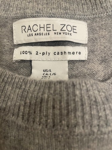 Neu mit Etikett Oversize Grap Cropped 2-lagig Kaschmir Pullover L - Bild 6 von 6