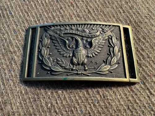 Beautiful Repro of Civil War 1851 Officer Sword Belt Matching Plate & Keeper