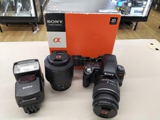Sony SLT-A55V Digital Camera with 16.2MP, Optical Stabilizer, 2 Lenses
