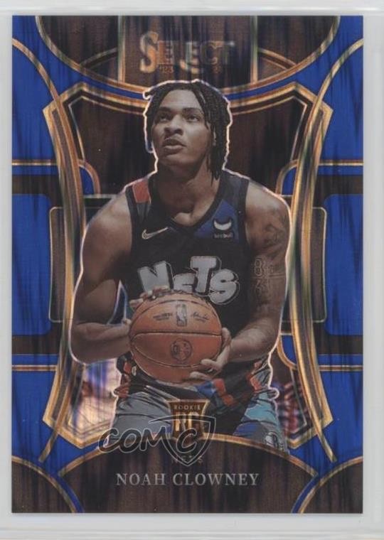 2023 Panini Select Mezzanine Level Blue Flash Prizm 46/99 Noah Clowney Rookie RC