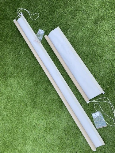 Pair of roller kitchen black out blinds