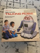 Vintage 1981 Talking Robie Robot By Radio Shack Read Description