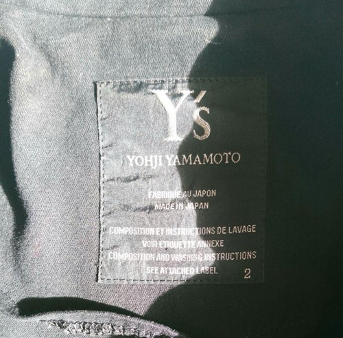 Abrigo Primavera 1 Y's Yohji Yamamoto Negro Talla 2 - Imagen 12 de 15