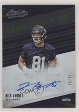 2016 Panini Absolute Absolutely Ink 20/99 Nick Vannett #4 Auto 0q3