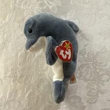 VINTAGE 1996 TY ORIGINAL BEANIE BABIES ECHO THE DOLPHIN RETIRED MINT!