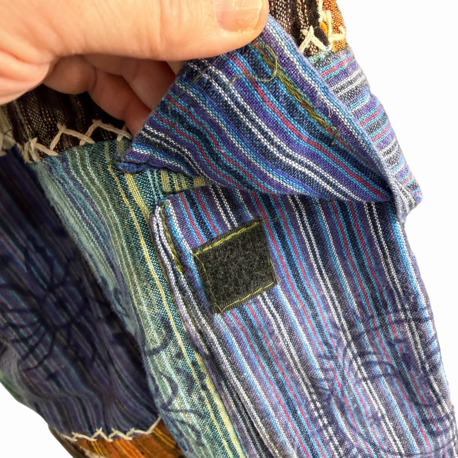 Rising International Large Patchwork Cargo Jogger… - image 10