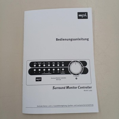 SPL 2489 SMC Surround Monitor Controller 5.1CH Analog w/ Cable