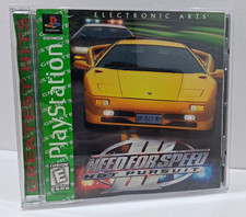 Need for Speed III: Hot Pursuit Greatest Hits Edition Game, Case & Manual Works
