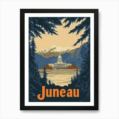 Aihrgdesign A Retro Reiseposter F Gerahmtes Wandbild Poster Leinwanddruck Bild