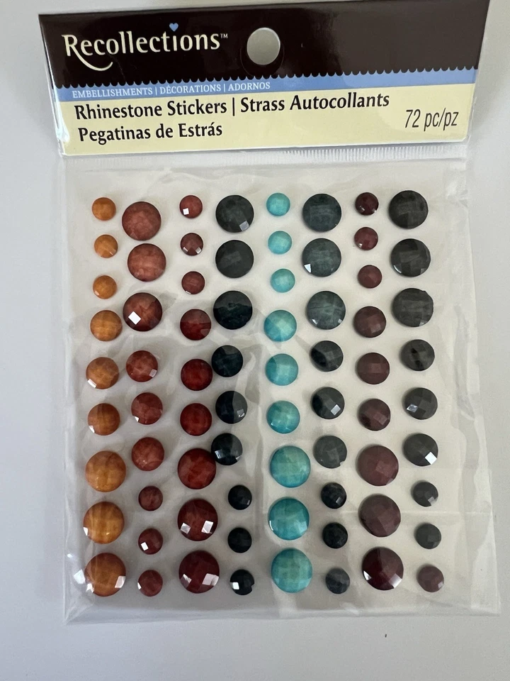 Rhinestone Stickers Scrapbooking Embellishment Card Recollections- Lot Of 6 - Image 2 of 4