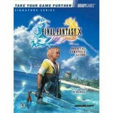 Final Fantasy X Official Strategy Guide Brady Games Signature Series