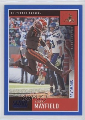 2020 Score Showcase 77/100 Baker Mayfield #65 8at