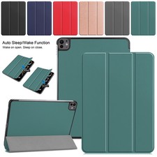 For iPad Pro 13" 11" 2024 Shockproof Slim Leather Flip Stand Smart Case Cover