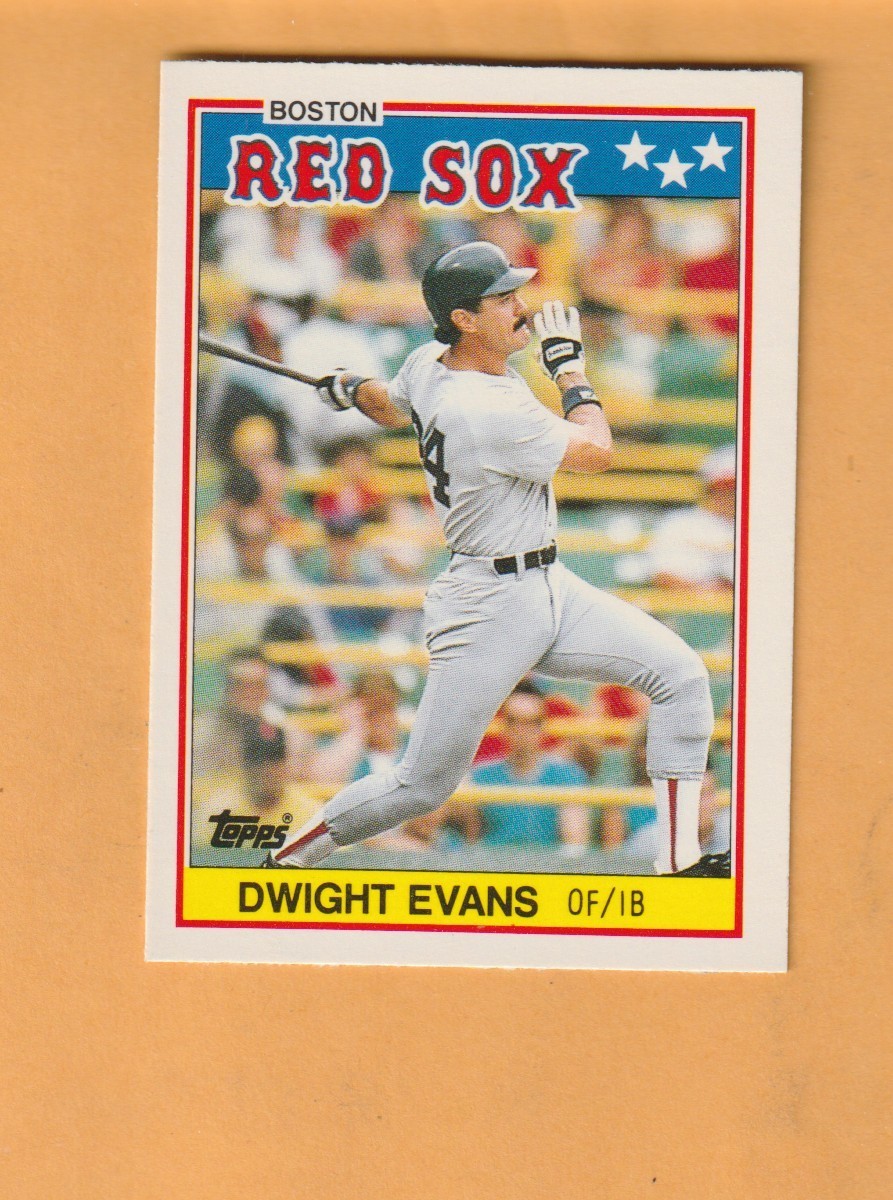 Dwight Evans Boston Red Sox 1988 Topps UK Minis #22