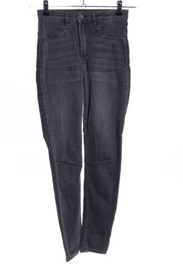 H&M DIVIDED Skinny Jeans Damen Jeans Gr. DE 34 schwarz Casual-Look