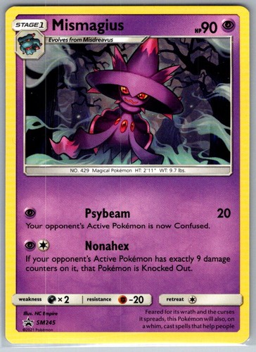 Mismagius [SMP - SM245] Promo NM Pokemon NC Empire