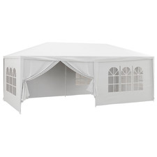 Image of Outsunny 6 x 3(m) Outdoor Gazebo Canopy Party Tent with 6 Removable Side Walls
