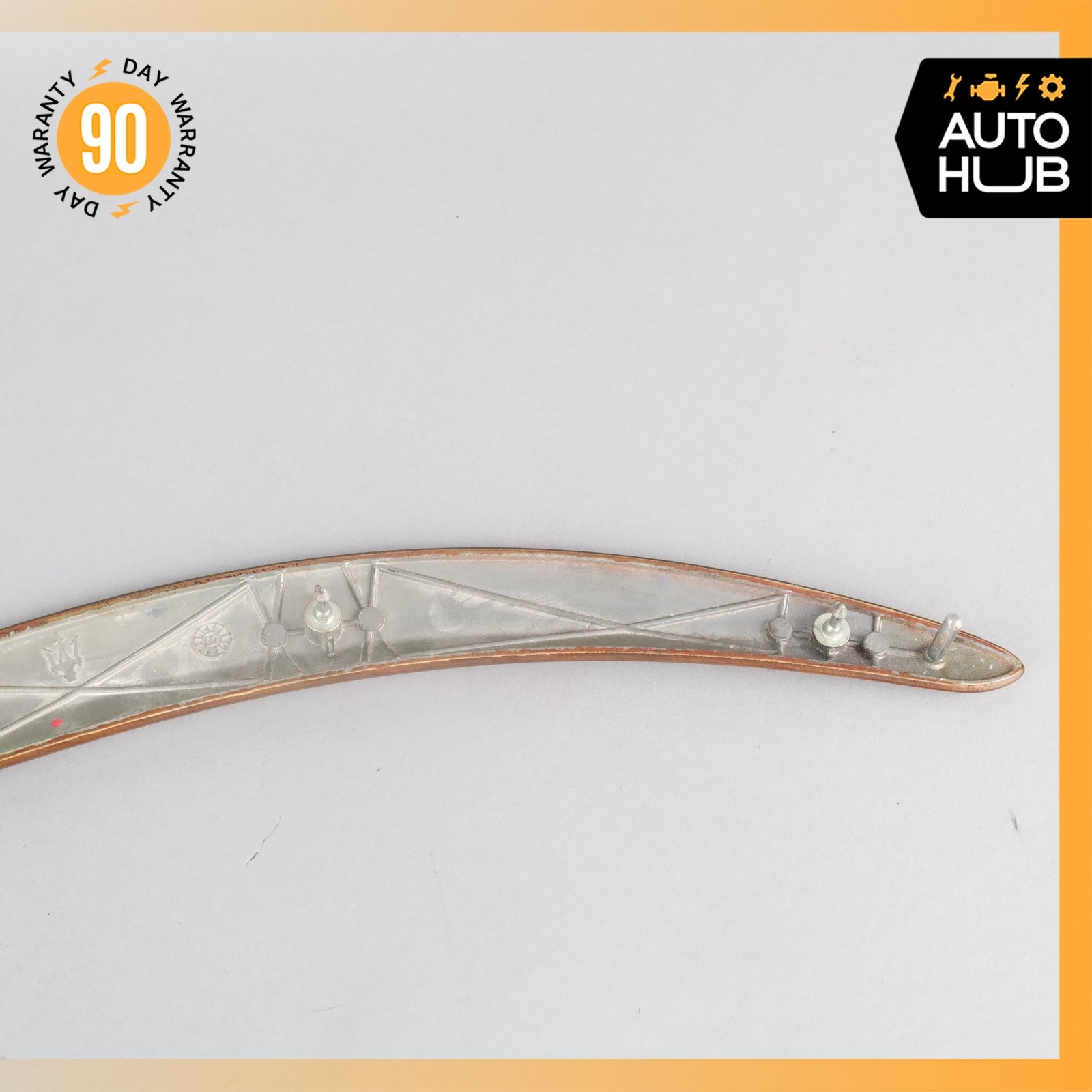 08-19 Maserati GranTurismo M145 Rear Right Side Door Panel Trim Wood OEM