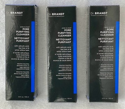 3 - Dr Brandt 3.5 Oz Pores No More Purifying Cleanser, Eliminates Excess Oil