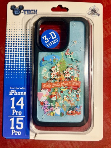Disney D-Tech Jolly Holly Days To You Christmas 3D Case iPhone 14 / 15 Pro NEW!
