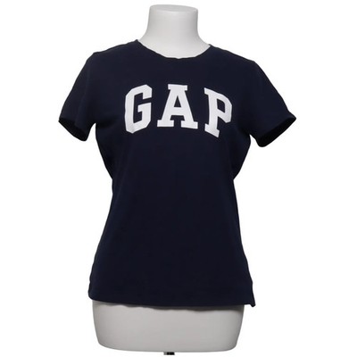 Gap, T-shirt, Größe: M, Blau, Baumwolle, Print, Damen #EkE