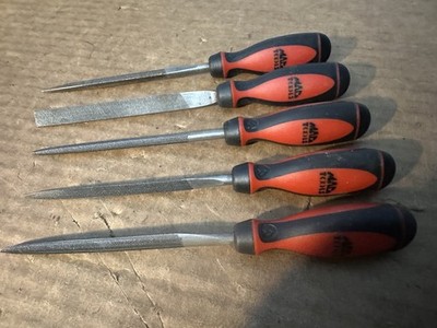 MAC TOOLS 5 PIECE MINI FILE SET MMF 1, 3, 4, 5 & 6