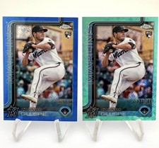 2025 Topps Chrome Logofractor  Connor Gillispie Blue /150 & Aqua /199 Refractor