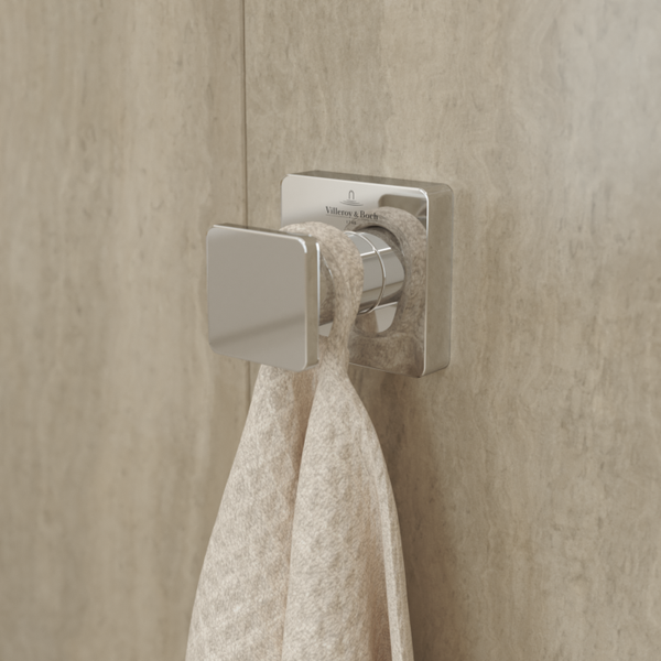 Villeroy Und Boch Elements Striking Handtuchhaken TVA15201100061 Chrom,-image