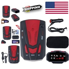 Car Radar and Laser Detector 360 Degree Detection Voice Alert HD Display