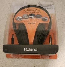 Roland RH-5 Wired Monitor Stereo Headphones for Electric Piano/Drums New Sealed