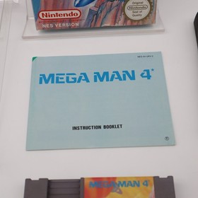 NES Nintendo MEGA MAN 4 / MEGAMAN IV - PAL VERSION COMPLETE! Cleaned & Tested!