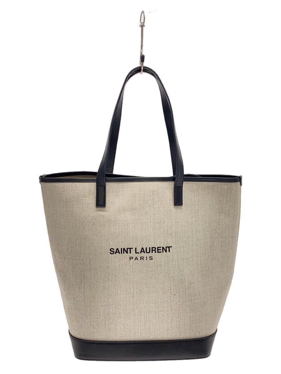 Borsa tote SAINT LAURENT con marsupio porta orsacchiotti PVC crema 551595 usata