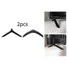 2 Pieces TV Stand Base Set TV Accessories 24in/43in Easy Installation with