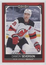 2021-22 O-Pee-Chee Red Border Damon Severson #415 1o3