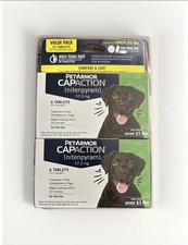 PetArmor Capaction Oral Flea For Dogs Over25 lbs 6x2 12 tablets. Exp 4/27