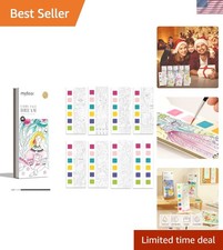 Portable Fairy Tale Watercolor Painting Book - 20 Themed Pages  Brush