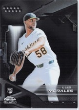 Luis Morales Rookie RC | 2026 Topps Chrome Black | #196 Athletics