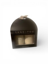 Sand  Fog White Vanilla Soap  Lotion Set   16.9 oz Each   Gift Box   New