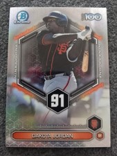 2026  BOWMAN CHROME  BASEBALL  DAKOTA JORDAN TOP 100 PROSPECTS#BTP-91