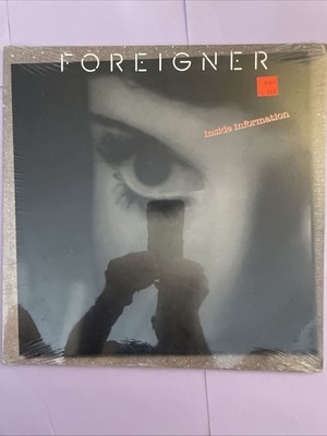 FOREIGNER  Inside Information Vinyl LP Atlantic USA Record 81808-1 * 1987